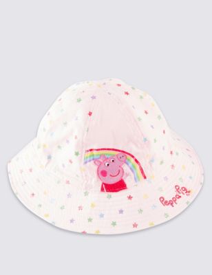 Kids&#39; Pure Cotton Peppa Pig&trade; Safe in the Sun Hat